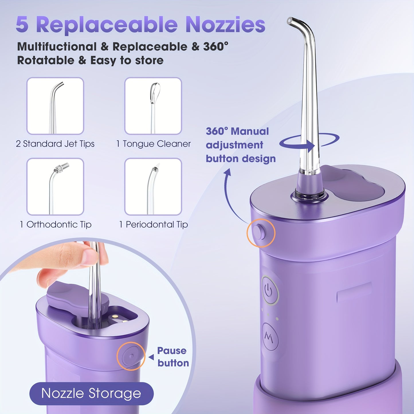 Retractable Portable Scaler Special Water Flosser