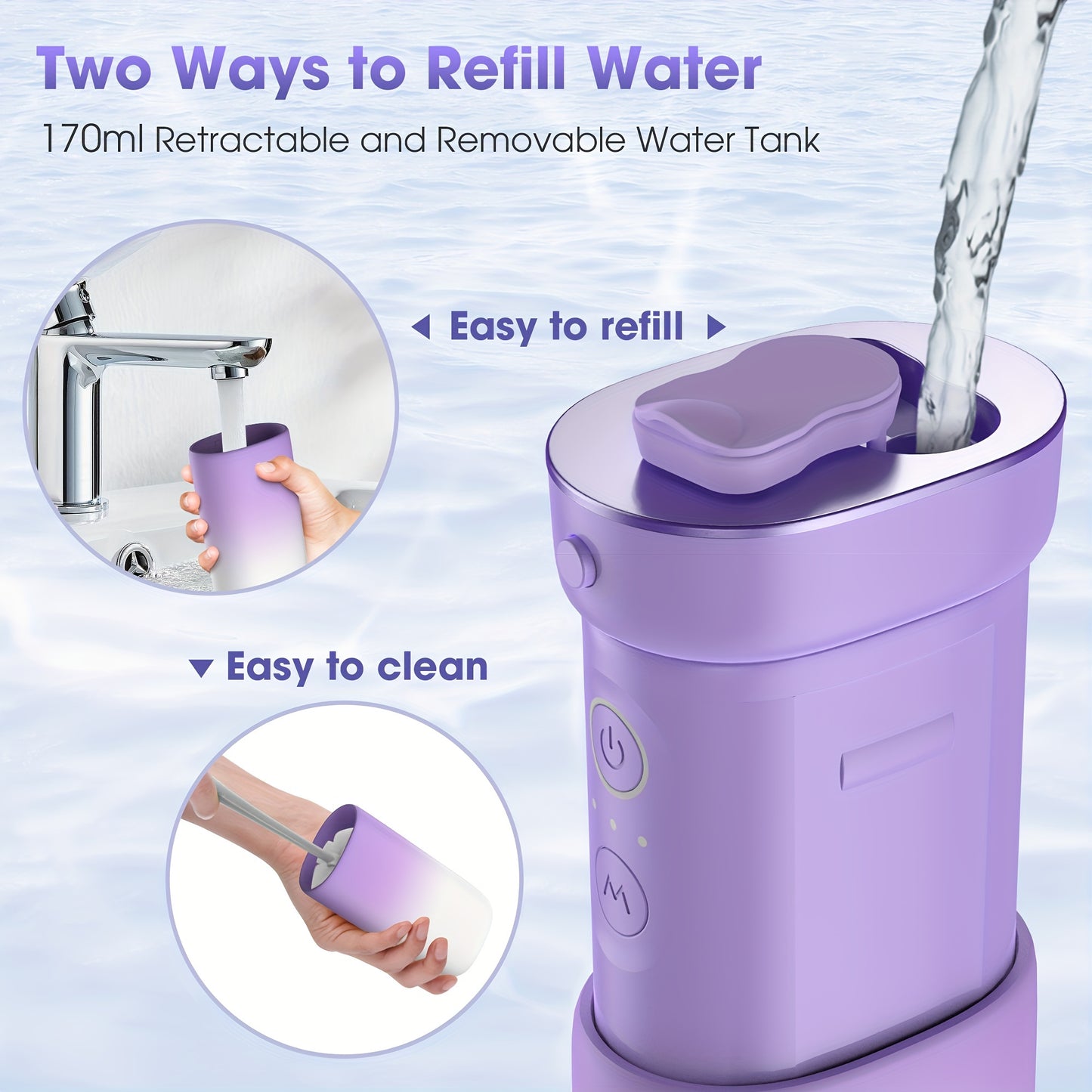 Retractable Portable Scaler Special Water Flosser