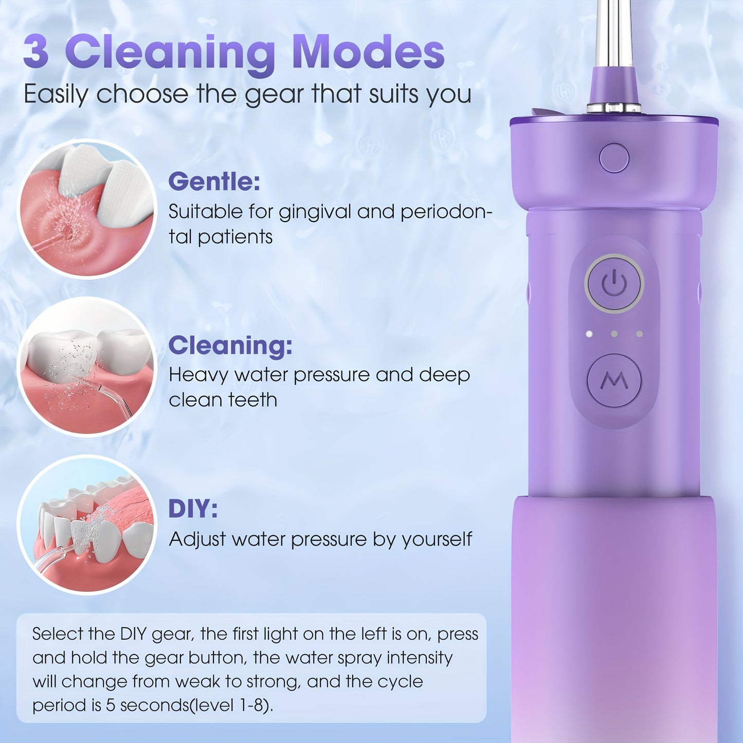 Retractable Portable Scaler Special Water Flosser