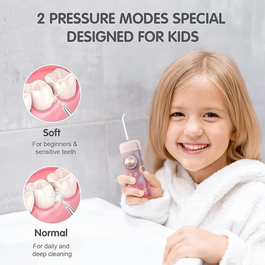 Mini Children Electric Oral Irrigator Portable Water Flosser.