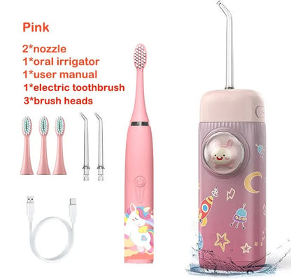 Mini Children Electric Oral Irrigator Portable Water Flosser.